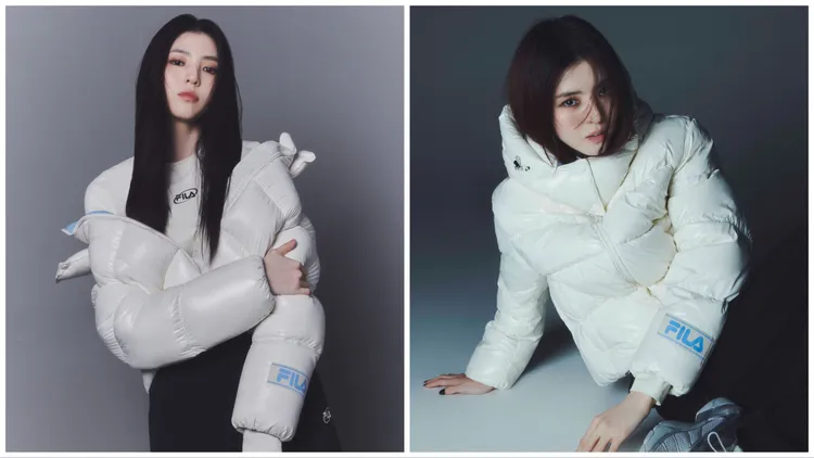 韓素希演繹FILA MILANO DOWN米蘭羽絨外套。品牌提供