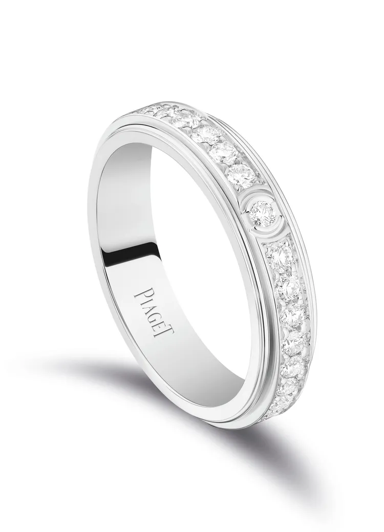 Possession系列18K白金鑽石戒指，22萬6000元。品牌提供
