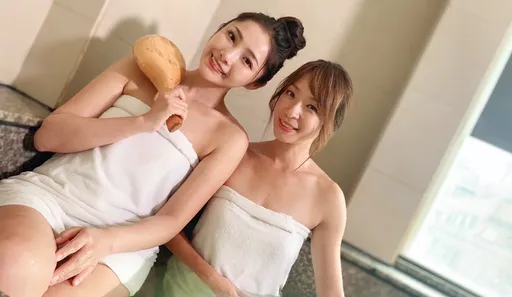 終於不再上山下海 段慧琳揪楊淨宇享美人湯