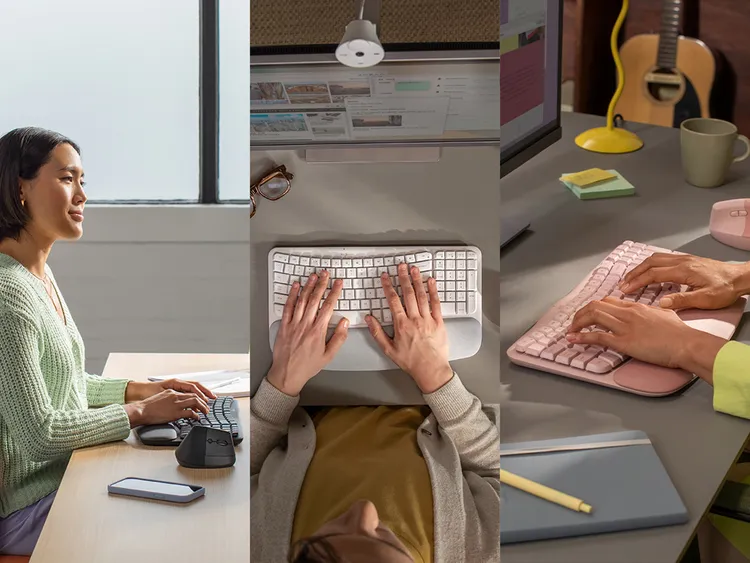 Wave Keys 人體工學設計讓手部回歸自然舒適敲鍵姿勢。業者提供