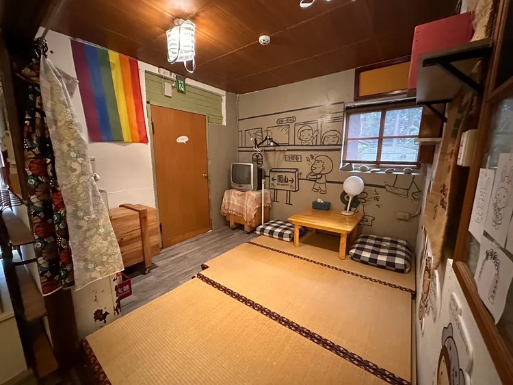 性別友善民宿營運空間放置彩虹旗。觀光局提供