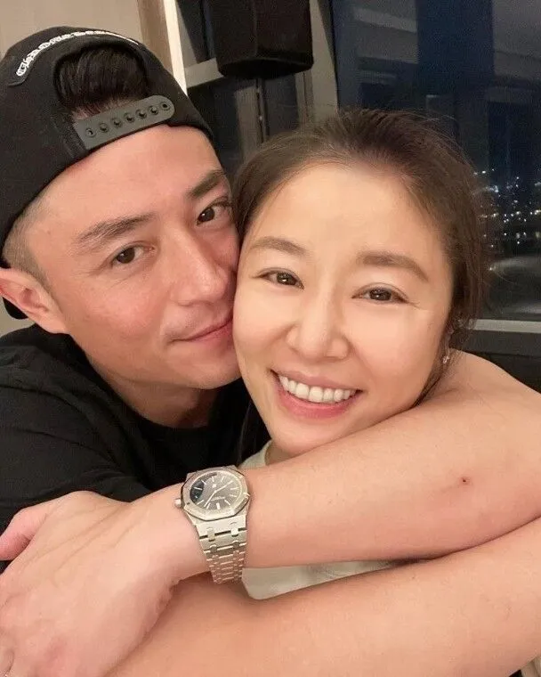 林心如（右）和霍建華都愛女兒。翻攝林心如IG
