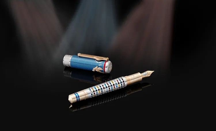 萬寶龍著名人物系列穆罕默德·阿里限量款98鋼筆，約128萬8500元（浮動匯率）。品牌提供