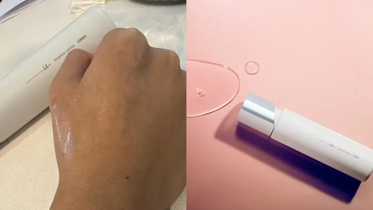 ORBIS極光悠煥妍精華水，180ml／1250元、補充包1150元。左圖張家玲攝、右圖品牌提供