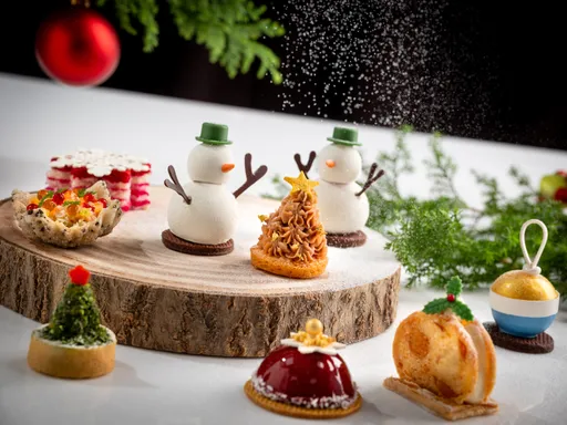 聖誕限定美食!文華東方雪人下午茶、涵碧樓飄肉桂香 台北喜來登祭禮物蛋糕