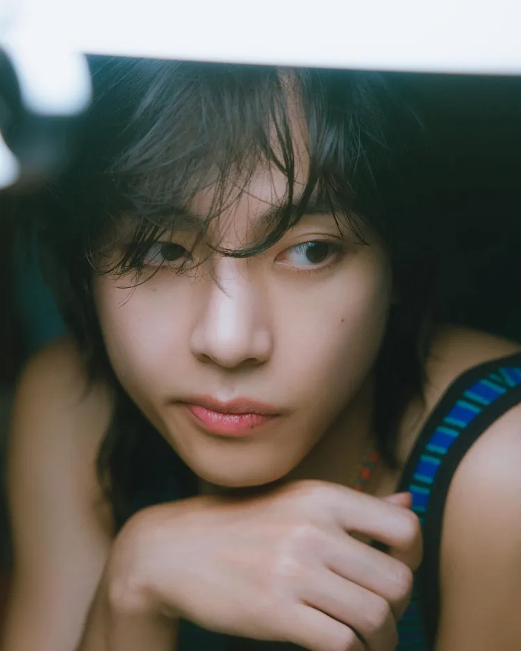 防彈少年團成員V。翻攝V IG