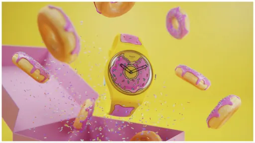 荷马有看到吗? Swatch甜甜圈表让辛普森粉丝、蚂蚁人都想咬一口