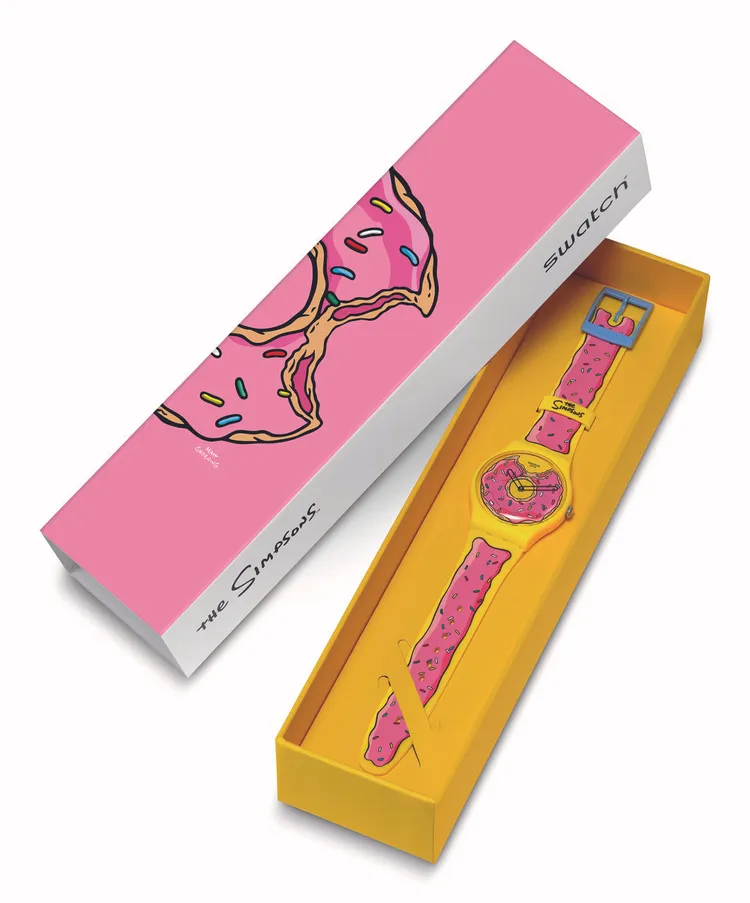 外盒包裝同樣以被咬了一口的甜甜圈呈現。品牌提供