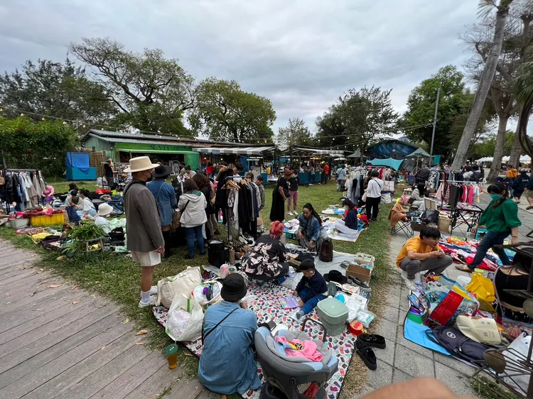 鐵花村二手市集。翻攝自鐵花村臉書