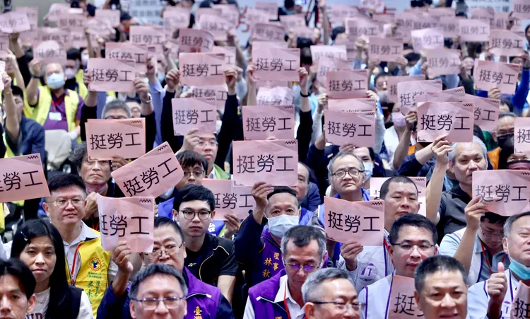 「工」辦勞動政見發表會。林林攝