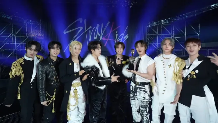 Stray Kids奪得年度全球K-Pop專輯。翻攝告示牌音樂獎X（推特）