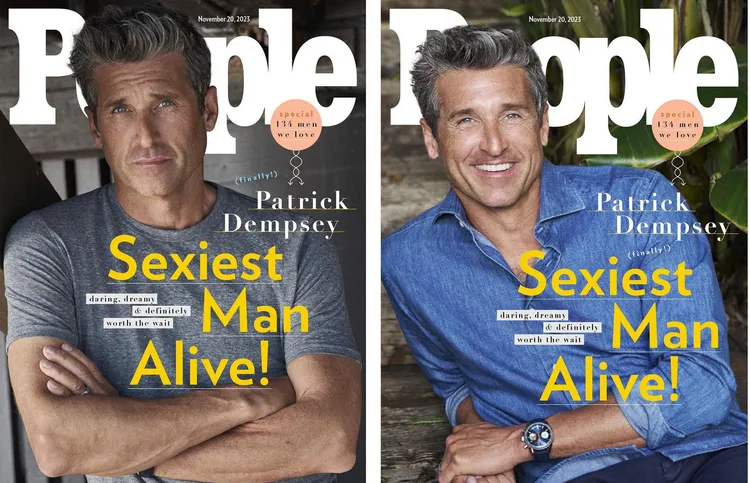 派屈克丹普西登上《時人雜誌》全球性感王。翻攝patrickdempsey IG