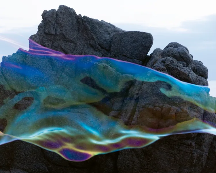 ▲ORIS團隊以「仿生學」原理出發，從自然界中光學干涉現象汲取靈感。