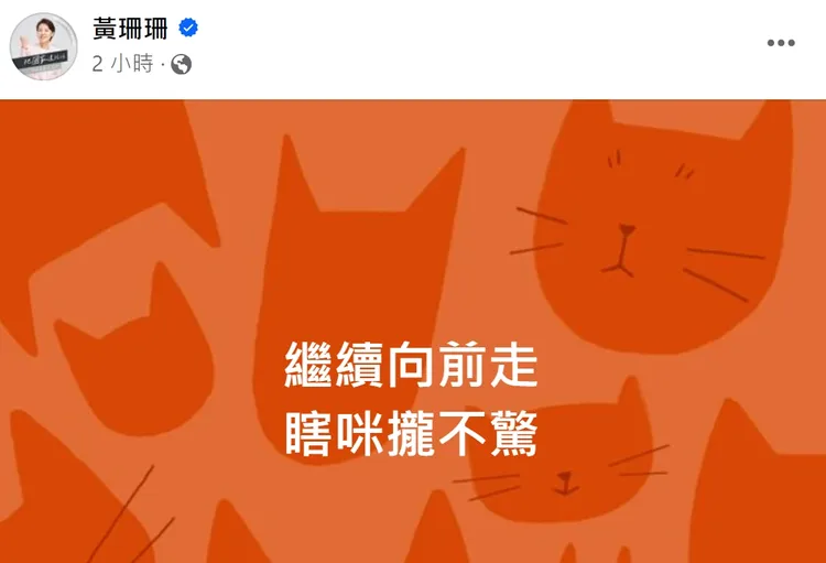 翻攝自黃珊珊臉書