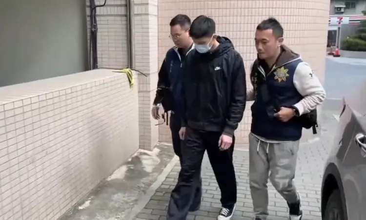 陳品銓被約談。翻攝畫面