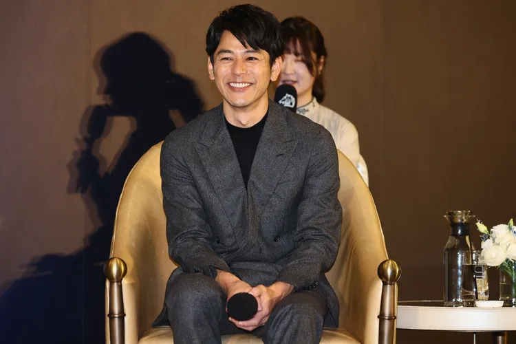 妻夫木聰睽違4年來台。彭欣偉攝