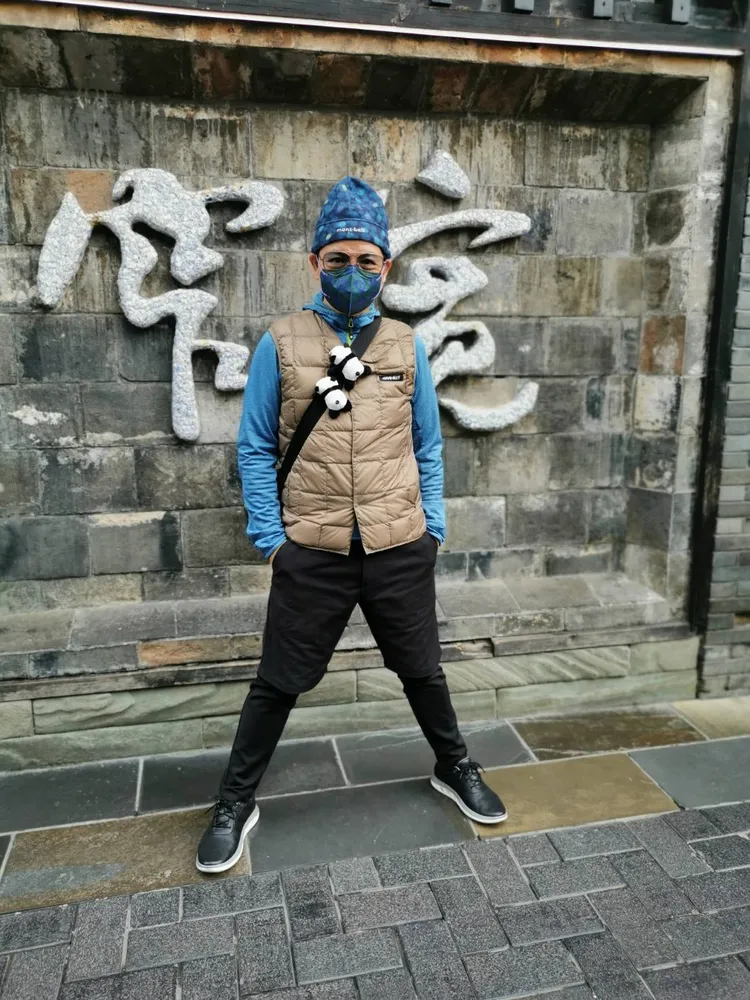 陳凱倫走訪成都景點，回憶5年前陪媽媽生前返鄉時的點滴。陳凱倫提供