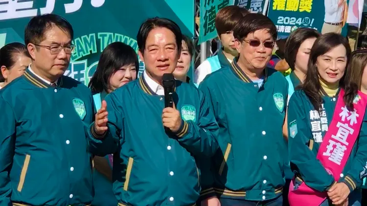 賴清德強調，全國人民已經清楚看到藍白合是分贓權利。讀者提供