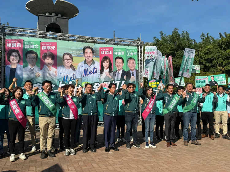 綠營台南大團結。讀者提供