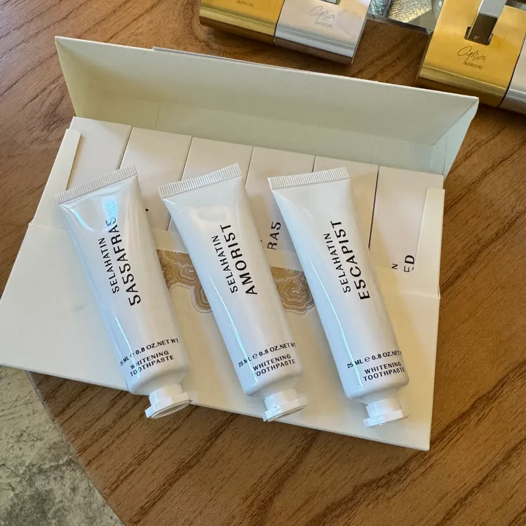 SELAHATIN牙膏6件體驗組，1450元。張家玲攝