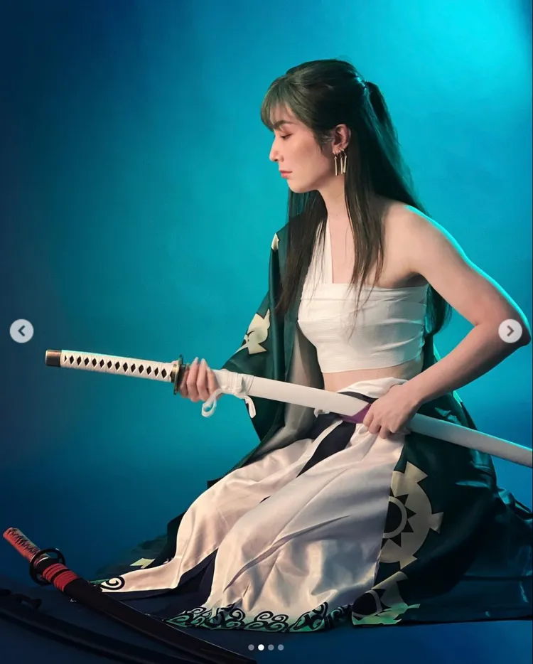 檢察官陳漢章cosplay拍攝反賄選影片。翻攝陳漢章IG:prosecutorlakulaku