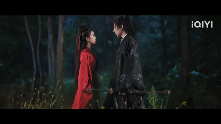 劉詩詩（左）與劉宇寧。愛奇藝國際站提供