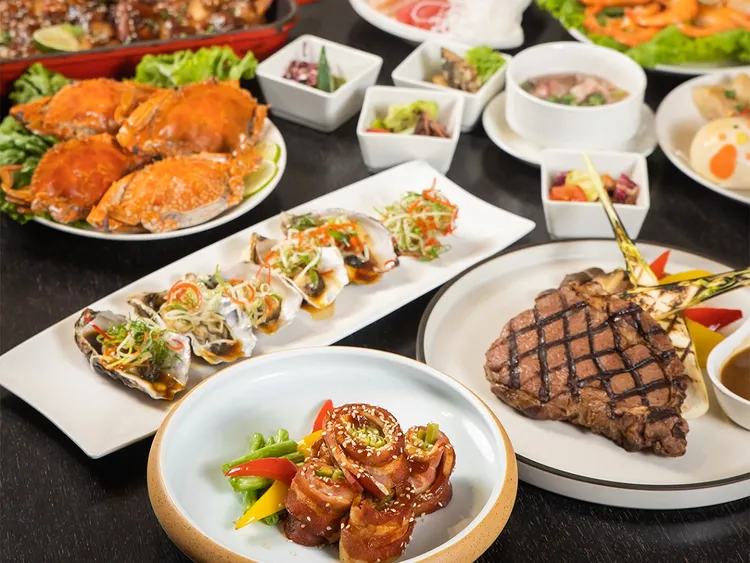 台北凱達飯店百宴自助餐。業者提供