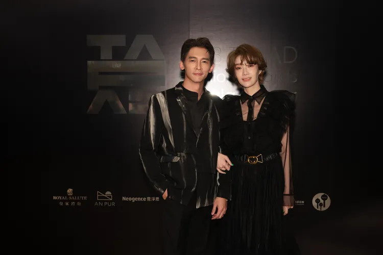 蔡淑臻（右）與温昇豪。TAFAD提供