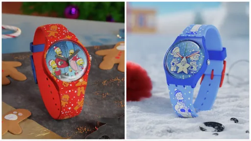 辛普森家族团圆了!超萌奶嘴妹在SWATCH表上陪霸子唱歌