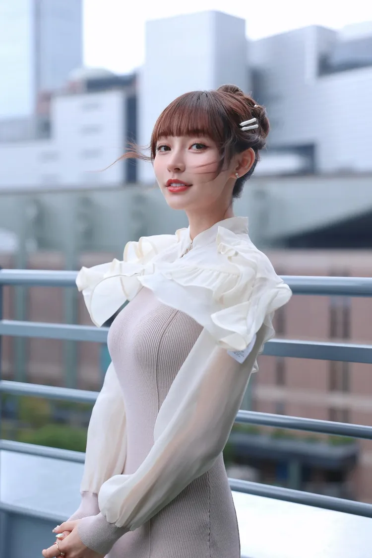 林襄是人氣啦啦隊女神。翻攝自林襄臉書