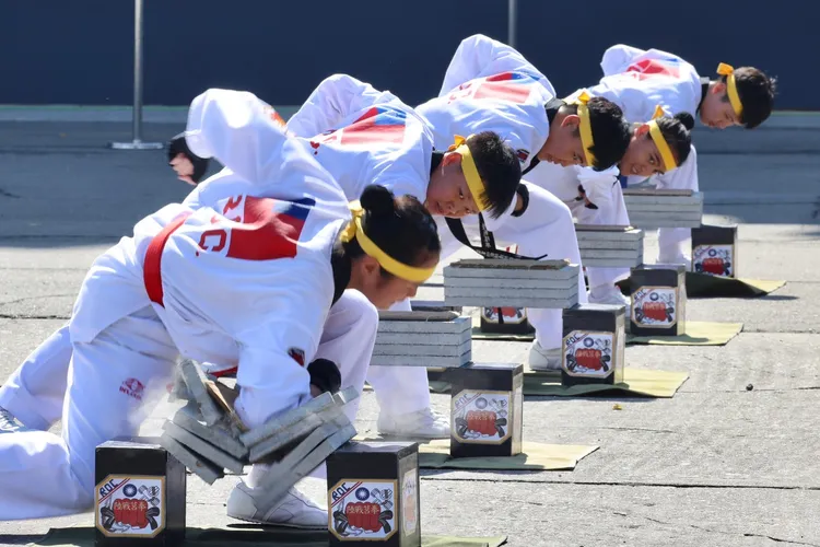 海軍現場也安排動態表演。林林攝