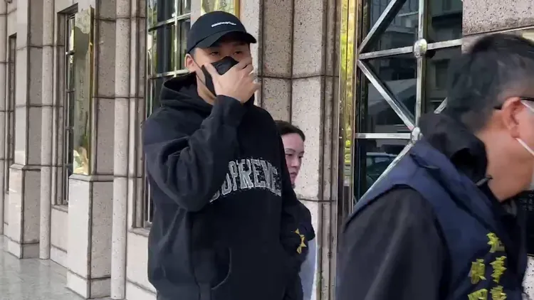 球員邱忠博遭約談。翻攝畫面