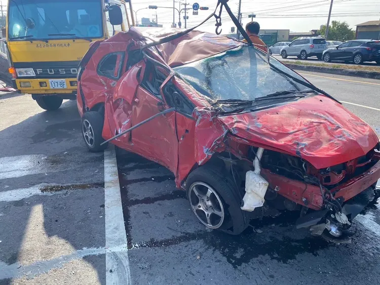 吳嫌駕駛的車輛。資料照片