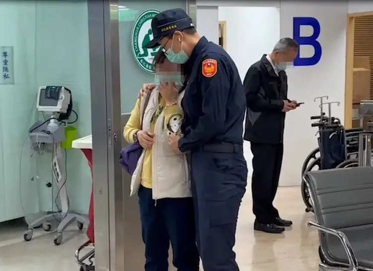 高姓警員父母趕到醫院，兒子已成冰冷遺體，當場情緒崩潰。資料照片