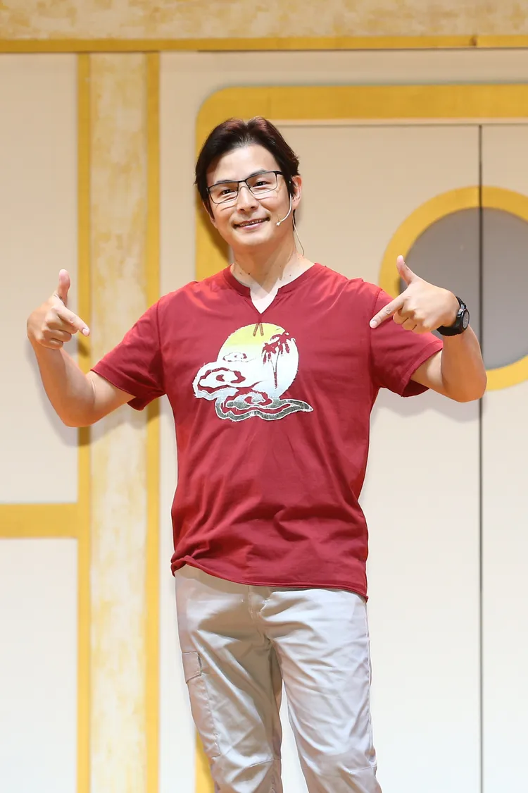 孫協志被問人生大事。攝影中心攝