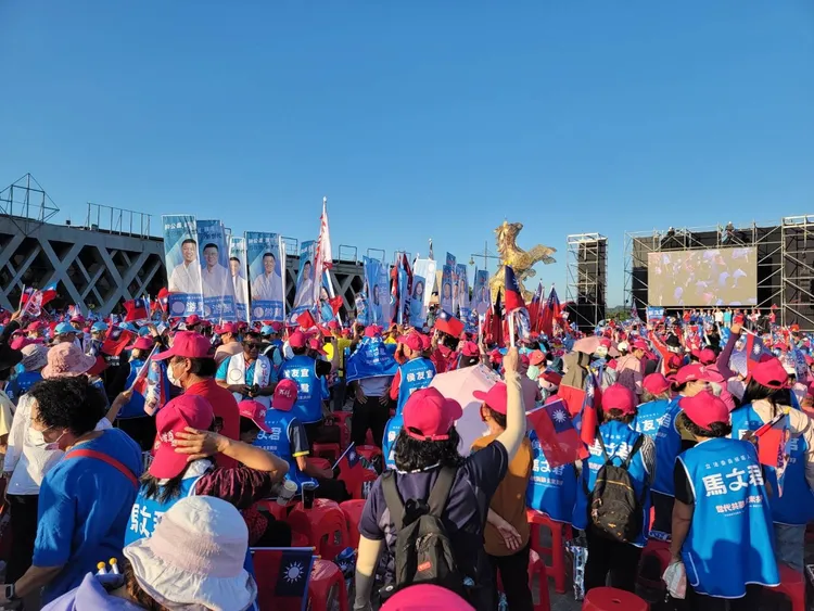 國民黨今天在南投縣舉辦總統及立委聯合競總成立大會。國民黨提供