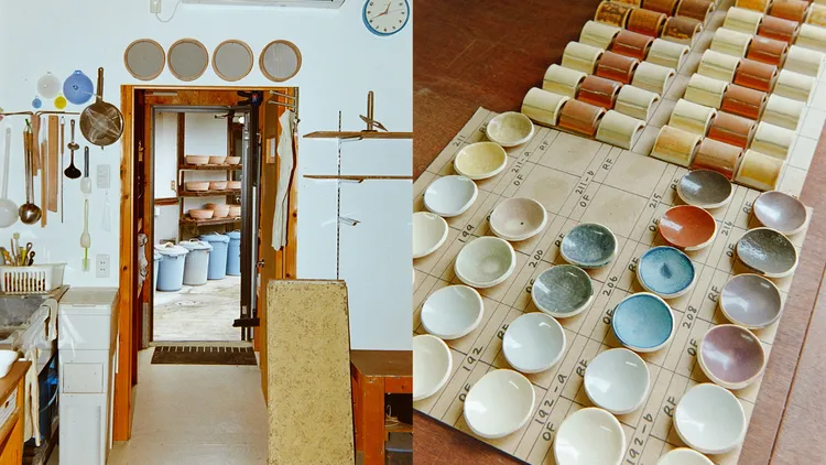 位在京都的Suna Fujita陶瓷工作室。品牌提供