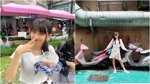 櫻花妹遊台灣照片背景很奇怪　網神出她是沖繩美少女！