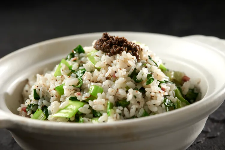 黑松露松茸菜飯。業者提供