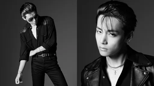 BTS V新廣告帥暈粉絲 朴寶劍、姜棟元穿CELINE秀搖滾時尚