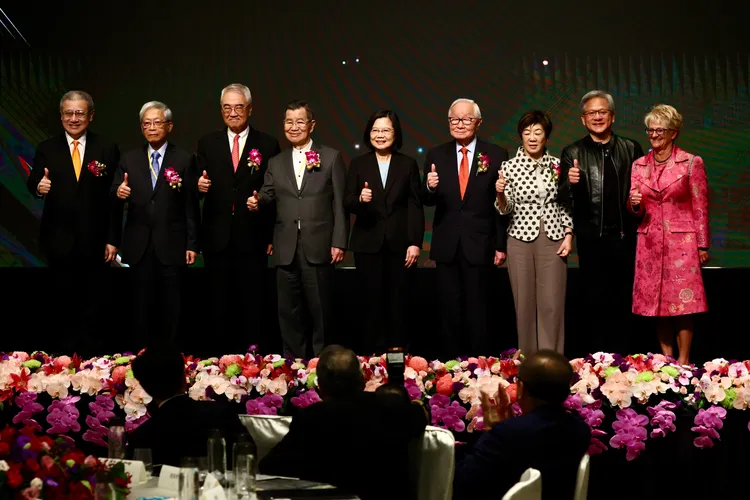 蔡英文出席李國鼎獎第一屆頒獎典禮。彭欣偉攝