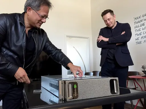 黃仁勳爆料:馬斯克幫OpenAI要到第一部AI超級電腦