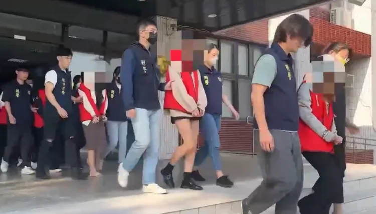 多名美女荷官遭送辦。翻攝畫面