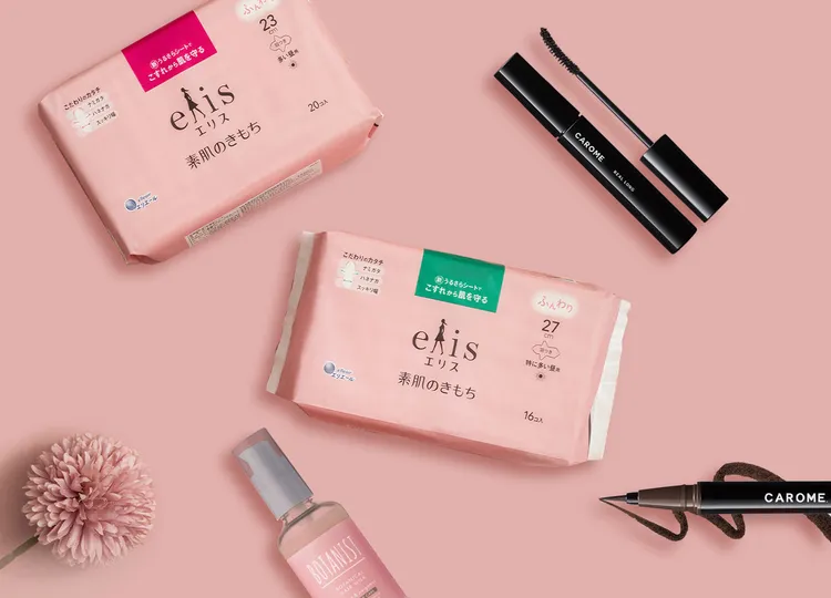 此次特別與日本知名品牌合作，打造閨蜜專屬禮包，包括elis 愛麗思純淨裸肌極緞棉、CAROME冠軍眼線液及防水睫毛膏、BOTANIST的春意護髮乳等產品。業者提供