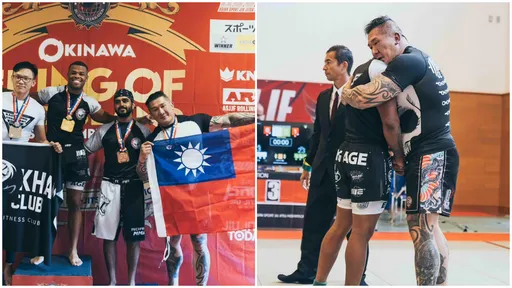 激烈肉搏影片曝!館長44歲赴日奪國際柔術金牌 網讚:太神了