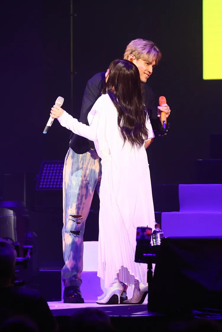 丁噹感謝陳零九特別現身站台。彭欣偉攝