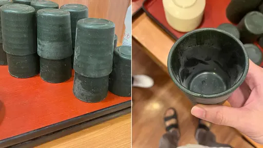 他痛批「在藏壽司喝到漂白水」 噁心!水杯內外皆布白色粉末