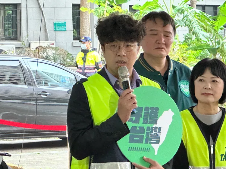 沈伯洋位列不分區第二名。潘袁詩羽攝