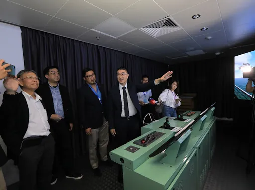 謝國樑考察深圳萬海收穫豐 台企業響應投資未來七堵航運總部專區