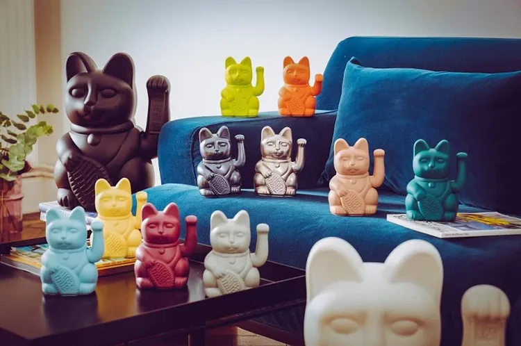 DONKEY招財貓15cm(多色)售價990元。台隆手創館提供